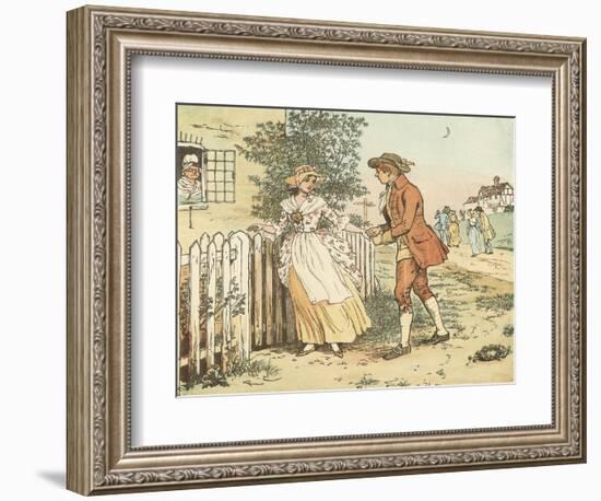 Come Lasses and Lads-Randolph Caldecott-Framed Giclee Print