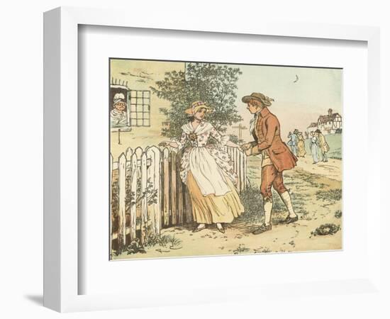 Come Lasses and Lads-Randolph Caldecott-Framed Giclee Print