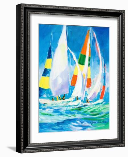 Come Sail Away-Jane Slivka-Framed Premium Giclee Print