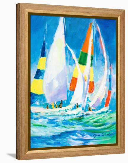 Come Sail Away-Jane Slivka-Framed Stretched Canvas