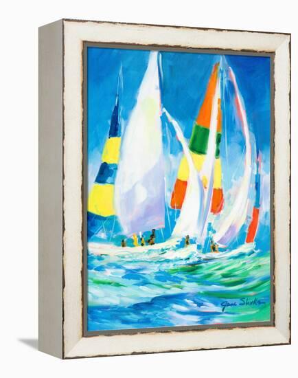 Come Sail Away-Jane Slivka-Framed Stretched Canvas