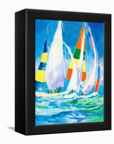 Come Sail Away-Jane Slivka-Framed Stretched Canvas