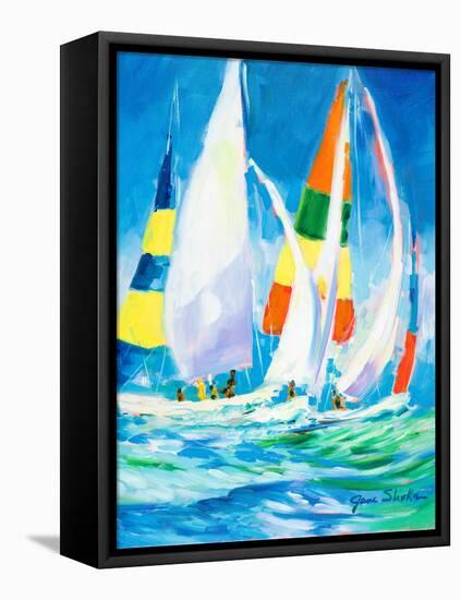 Come Sail Away-Jane Slivka-Framed Stretched Canvas