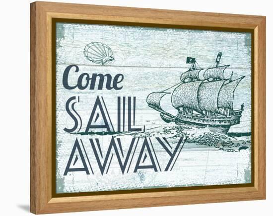 Come Sail Away-The Saturday Evening Post-Framed Premier Image Canvas