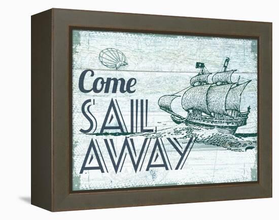 Come Sail Away-The Saturday Evening Post-Framed Premier Image Canvas