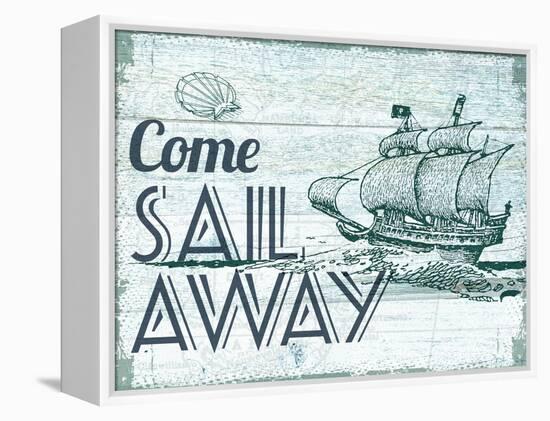 Come Sail Away-The Saturday Evening Post-Framed Premier Image Canvas