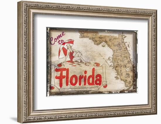 Come to Florida-null-Framed Art Print