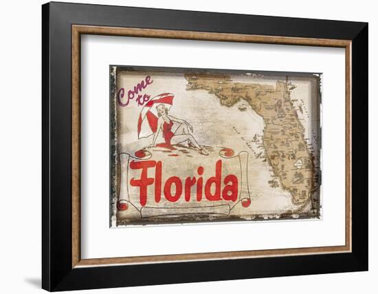 Come to Florida-null-Framed Art Print