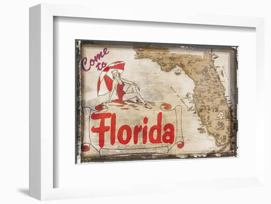 Come to Florida-null-Framed Art Print