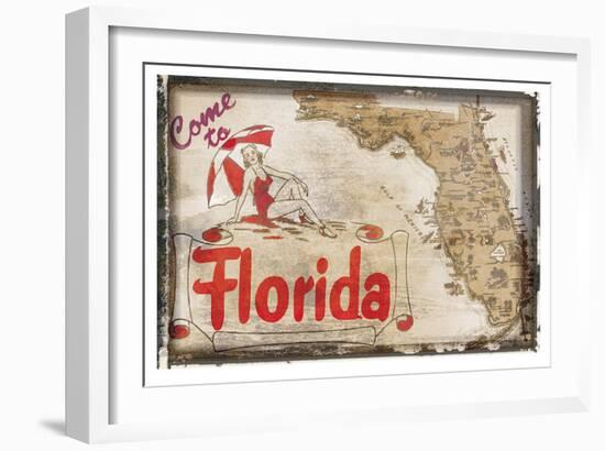 Come to Florida-null-Framed Art Print