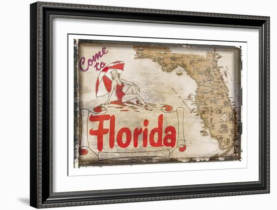 Come to Florida-null-Framed Art Print