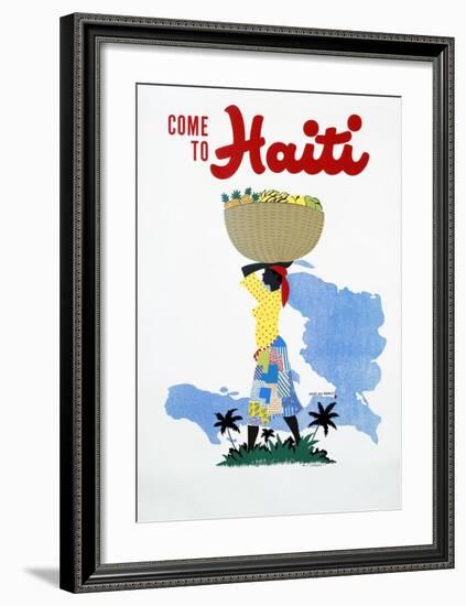 Come to Haiti-E^ Lafond-Framed Art Print
