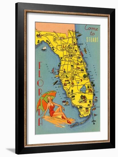 Come to Stuart, Florida-null-Framed Art Print