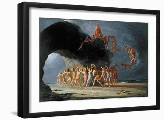 "Come Unto These Yellow Sands", 1842-Richard Dadd-Framed Premium Giclee Print