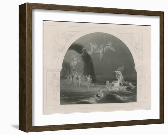 "Come Unto These Yellow Sands!", Tempest-Robert Huskisson-Framed Giclee Print