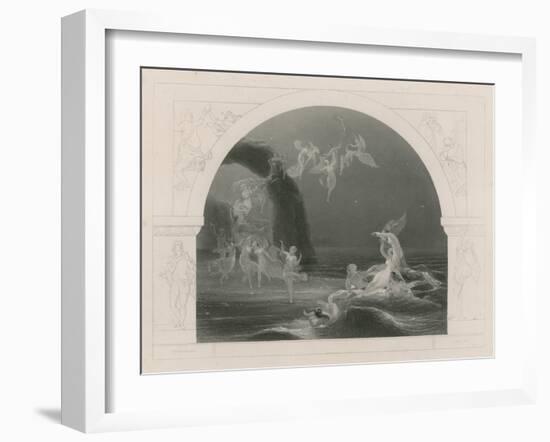 "Come Unto These Yellow Sands!", Tempest-Robert Huskisson-Framed Giclee Print