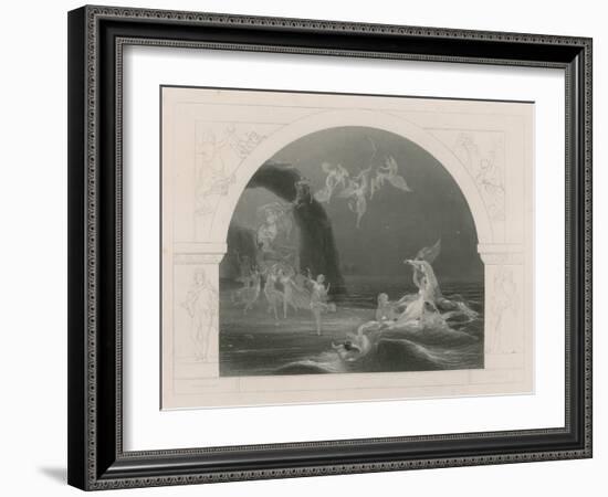 "Come Unto These Yellow Sands!", Tempest-Robert Huskisson-Framed Giclee Print