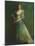 Comedia, C.1892-94 (Oil on Panel)-Thomas Wilmer Dewing-Mounted Giclee Print