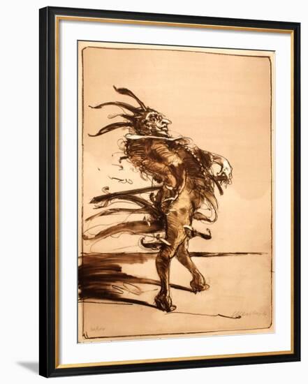 Comedia del Arte-Claude Weisbuch-Framed Limited Edition