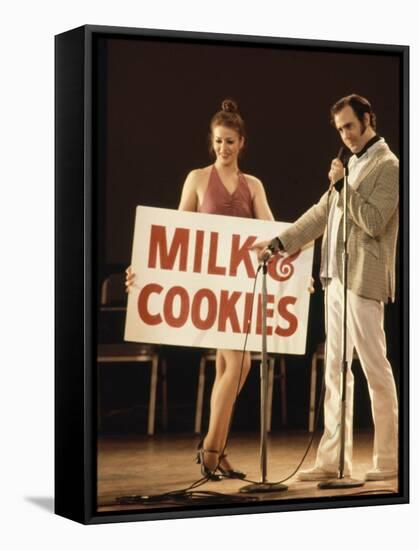 Comedian / Actor Andy Kaufman During Performance at Carnegie Hall-Ted Thai-Framed Premier Image Canvas