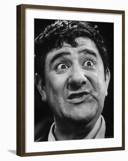 Comedian Buddy Hackett-Yale Joel-Framed Premium Photographic Print