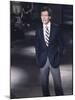 Comedian David Letterman on NBC TV "Late Night"-Ted Thai-Mounted Premium Photographic Print