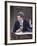 Comedian David Letterman on NBC TV "Late Night"-Ted Thai-Framed Premium Photographic Print