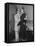 Comedian Groucho Marx Embracing a Woman-null-Framed Premier Image Canvas