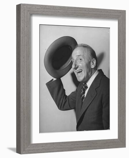 Comedian Jimmy Durante Performing-null-Framed Photographic Print