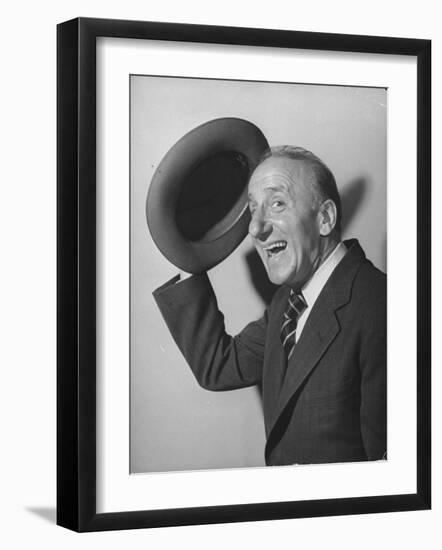 Comedian Jimmy Durante Performing-null-Framed Photographic Print