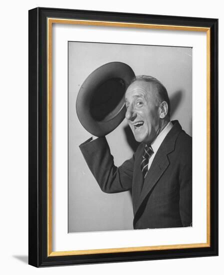 Comedian Jimmy Durante Performing-null-Framed Photographic Print