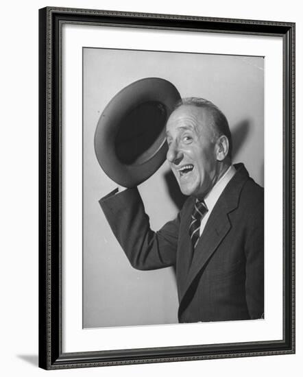 Comedian Jimmy Durante Performing-null-Framed Photographic Print