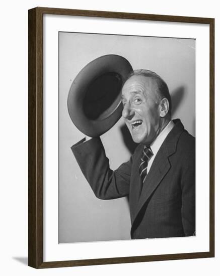 Comedian Jimmy Durante Performing-null-Framed Photographic Print