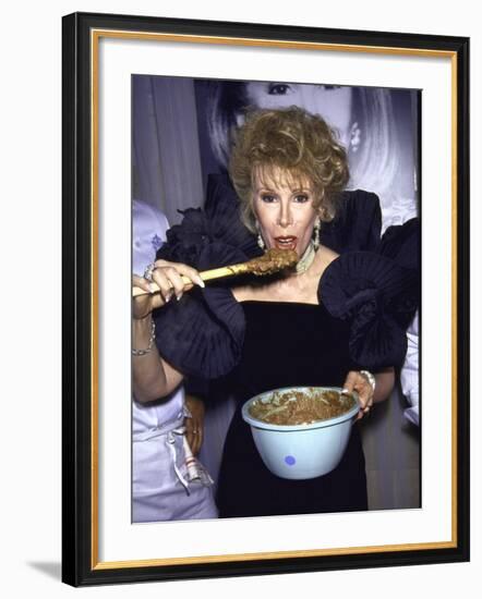 Comedienne Joan Rivers-null-Framed Premium Photographic Print