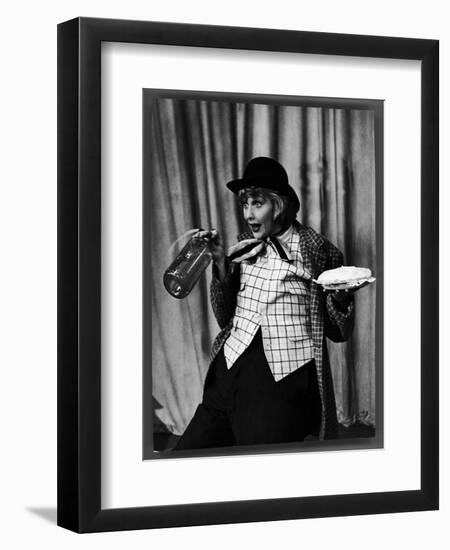 Comedienne Lucille Ball Clowns During TV Episode of "I Love Lucy"-Loomis Dean-Framed Photographic Print