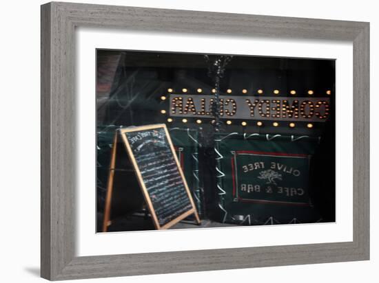 Comedy Cellar Reflection-null-Framed Photo