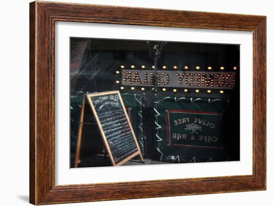 Comedy Cellar Reflection-null-Framed Photo