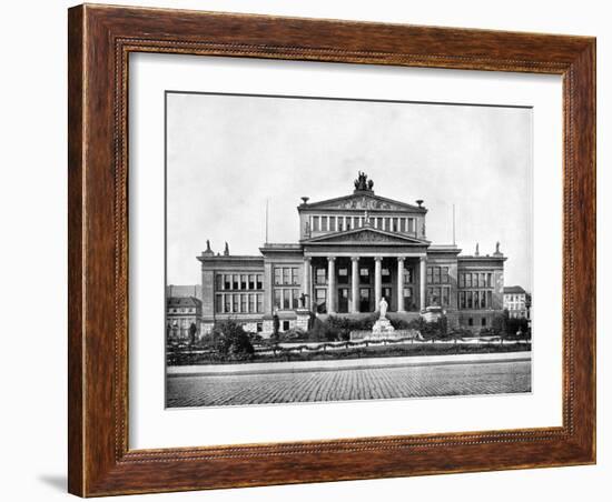 Comedy Theatre, Schiller Platz, Berlin, 1893-John L Stoddard-Framed Giclee Print