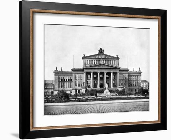 Comedy Theatre, Schiller Platz, Berlin, 1893-John L Stoddard-Framed Giclee Print