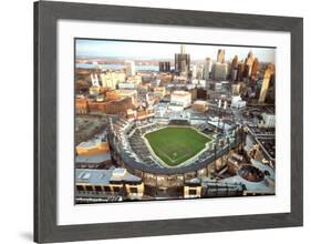 Comerica Park - Detroit, Michigan-Mike Smith-Framed Art Print