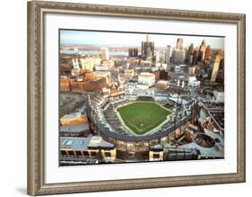 Comerica Park - Detroit, Michigan-Mike Smith-Framed Art Print