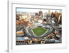 Comerica Park - Detroit, Michigan-Mike Smith-Framed Art Print