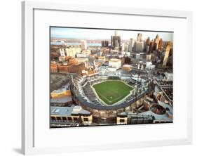 Comerica Park - Detroit, Michigan-Mike Smith-Framed Art Print