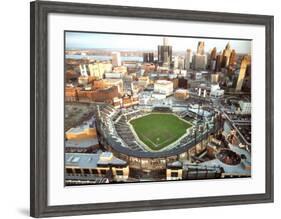 Comerica Park - Detroit, Michigan-Mike Smith-Framed Art Print