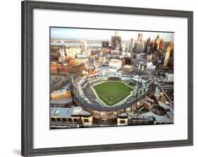 Comerica Park - Detroit, Michigan-Mike Smith-Framed Art Print