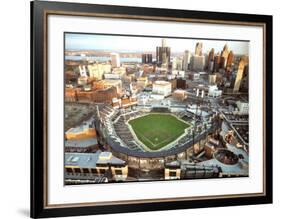 Comerica Park - Detroit, Michigan-Mike Smith-Framed Art Print