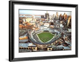 Comerica Park - Detroit, Michigan-Mike Smith-Framed Art Print
