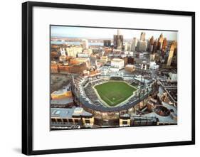 Comerica Park - Detroit, Michigan-Mike Smith-Framed Art Print