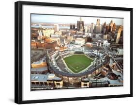 Comerica Park - Detroit, Michigan-Mike Smith-Framed Art Print