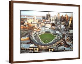 Comerica Park - Detroit, Michigan-Mike Smith-Framed Art Print
